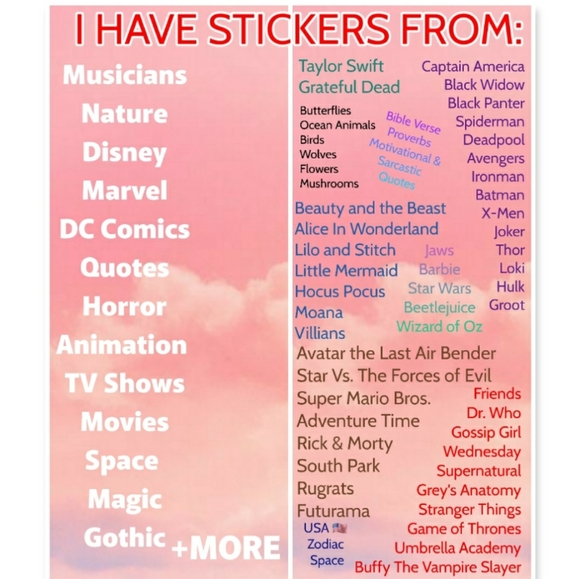 DISNEY Nightmare Before Christmas Waterproof Sticker Jack Santa hat - Picture 4 of 7